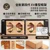 Sofá de Tela Jiyu Estilo Vintage Crema para Sala de Estar, Apartamento Pequeño, Desmontable y Lavable, Fila Recta, Sofá de Madera Maciza con Forma de Nube Retro