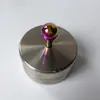 Soporte Sólido de Acero Inoxidable para Pinceles de Caligrafía, Pintura China, Oficina, Estudiante, Pesa Papeles Redondo, Protector de Bordes Metálicos