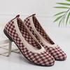 Zapatos de Mujer Transpirables para Primavera, Verano y Otoño, Zapatos de Tela Old Beijing, Planos sin Cordones, Moda Casual para Mujer, Venta al por Mayor de Una Pieza