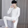 [Duomai] Traje Térmico de Terciopelo Doble Cara para Hombre Cuello Ropa Interior Térmica Forro Polar Engrosado Traje Base Térmico
