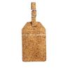 Etiqueta de Equipaje de Cuero de Corcho Transfronteriza, Etiqueta de Equipaje de Cuero de Viruta de Madera Natural, Portallaves de Corcho RPET, Fábrica Personalizada