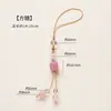 Llavero de Cristal Mineral Natural para Correr, Colgante Anti-pérdida para Teléfono, Encanto de Grava, Llavero Desmagnetizador, Cordón, Venta al por Mayor