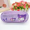 Nuevo Estuche de Lápices Blanco Pequeño de Dibujos Animados Stitch, para Chicas, Piel Sintética Tela Oxford, Gran Capacidad, Cremallera, Caja de Papelería