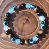 Ventas Directas de Fábrica Temu Xiyin Tiktok Popular Transfronterizo Pulsera Siete Meridianos Energía Yoga Meditación Pulsera