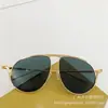 Óculos de Sol de Designer Luxuosos Masculinos e Femininos Estrelas Tendência Europeia e Americana Óculos de Sol Estilo Aviador Retrô Óculos de Moda 40180
