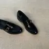 Mocasines de estilo retro francés, nueva colección para mujer, puntera redonda, zapatos slip-on versátiles, elegantes planos con tacón grueso, punta poco profunda