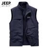 Chaleco de fotografía 2292 otoño e invierno 2023 ropa para hombre talla grande casual pesca chaleco multibolsillos chaqueta de forro polar para hombre