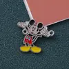 Acessórios de Joias com Anel Duplo de Liga Metálica de Gotejamento de Óleo de Desenho Animado Minions Transfronteiriços Pingente para Pulseira DIY Pingente de Chaveiro