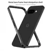 Adecuado para Google Pixel 10a transfronterizo, funda con marco de hebilla de caballito de mar, funda de teléfono Google de metal para refrigeración