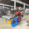 Varredor de Neve Manual de Fábrica, Soprador de Neve, Removedor de Neve para Saneamento de Pequenas Propriedades, Varredor de Neve Manual Três em Um com Engrenagem Completa