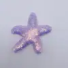 Accesorios de estrella de mar con lentejuelas tela de dibujos animados pequeño fresco pu accesorios para ropa accesorios para el cabello diy accesorios semiacabados