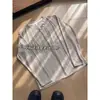 Suéter 100% Lana Pura para Mujer Cuello Redondo Bloque de Color Tejido Grueso Otoño Invierno Nuevo Suéter de Cachemira Holgado Top de Punto Base
