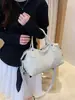 Bolso tote de gran capacidad transfronterizo nuevo, bolso de hombro vintage simple y versátil, bolso cruzado de alta calidad para mujer