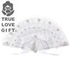 Abanico de mano para boda europeo y americano industria pesada hecho a mano diamante brillante pluma abanico de plumas para novia dama de honor romántico directo de fábrica internacional