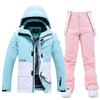 Nuevo traje de esquí de snowboard para hombre y mujer, cálido y grueso, estilo coreano, pantalones de esquí