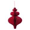 Decoraciones Navideñas Transfronterizas Bola de Nido de Abeja de Papel Adornos Colgantes de Navidad Decoraciones Navideñas Adornos para Decoración de Ventanas Colgantes Pequeños