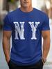 Camiseta Casual de Moda Urbana para Hombre con Impresión 3D Transfronteriza Moda de Verano