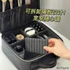 Estuche de Cosméticos con Espejo y Lámpara Bolsa de Cosméticos Grande para Mujer Nueva de Alta Gama Gran Capacidad Portátil Maleta Pequeña