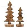 Decoraciones Navideñas Populares de Amazon para Interiores Fiesta Navideña de Invierno Decoraciones de Mesa de Madera Decoraciones de Mesa