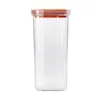Contenedores Cuadrados Transparentes Sellados para Almacenamiento de Mascotas para Cocina, a Prueba de Humedad, Apilables, Adecuados para Almacenar Granos, Bocadillos y Frutas Secas