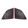 Adecuado para persianas Honda CRV 23 modificadas de fibra de carbono, triángulo trasero, ventana, decoración de carrocería, parche, accesorios exteriores