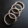Anillas Abiertas de Metal Anillas Planas Llaveros O-Rings Eslabones Redondos Componentes para Joyería de Acero Inoxidable Ferretería para DIY Al por Mayor