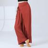 Pantalones de danza clásica rectos elegantes holgados de pierna ancha pantalones chinos para cuerpo de danza diseño profesional sentido de diseño Pantalones de cinta