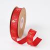 Cinta Navideña Jiechang Hilo Dorado Cinta para Regalo de Navidad Flor Ramo de Regalo Empaque Cinta Navideña