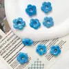 Contas de Flor de Vidro Coloridas Feitas à Mão Contas Soltas Acessórios para Miçangas Florais Sem Pétalas Feitos à Mão Materiais