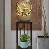 Roda Feng Shui Atrai-Riqueza Fonte de Água Ornamentada para Mesa de Trabalho, Recepção, Sala de Estar, Água Circulante, Presente de Inauguração, Nova Casa, Decoração