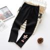 Leggings Infantis para Outono, Novas Calças Infantis de Outono, Calças Longas Fofas com Olhos Grandes e Cinco Estrelas para Crianças Pequenas, Atacado de Peça Única