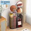 Rack de Armazenamento de Basquete, Rack de Armazenamento de Chão, Rack de Armazenamento de Brinquedos para Sala de Estar, Equipamentos Esportivos de Bola, Cesta de Armazenamento para Tapete de Yoga