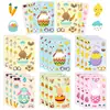 Gran Venta: 6 Hojas/Paquete de Pegatinas de Rompecabezas de Huevo de Conejo, Estilo Caricatura Lindo, Los Niños Pueden Aplicarlas Repetidamente, Pegatinas de Cambio de Rostro DIY