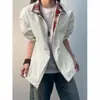 Chaqueta de algodón con retazos a cuadros transfronteriza 2026, unisex, otoño/invierno, diseño retro, sin capucha, solapa estilo americano, estilo para parejas
