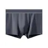 Ropa interior para hombre de algodón de fibra larga, 60 hilos, algodón puro, apta para 260 jin, transpirable, con fuelle antibacteriano de grafeno, boxers ajustados para hombre
