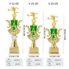 Trofeo para Portero Personalizado MVP Club Escuela Clase de Entrenamiento Niños Competición Deportiva de Fútbol Plástico Pequeño Trofeo