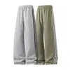 {Directo del fabricante} Otoño/Invierno 2026 Nuevo Estilo Americano Pantalones de Chándal Anchos Curvos con Tres Rayas para Hombre, Pantalones Casuales Holgados para Primavera/Otoño