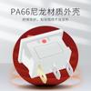 15*21mm Branco Tipo Barco Kcd1 3 Pinos 2 Velocidades Vermelho Basculante Impresso Oi com Luz ETL Certificado Americano Chave de Alimentação