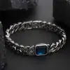 Pulseira de Aço Inoxidável para Homens, Moderna e Simples, Acessórios Populares para Mulheres, Joias Versáteis de Alta Qualidade, Joias Hip-Hop Retrô Atacado