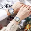 CHENXI Amanecer Reloj de Pulsera de Acero Transfronterizo Pareja Luminoso Impermeable Moda Calendario de Negocios Reloj de Cuarzo para Hombre y Mujer 8222