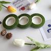 Fábrica de Origem Fita Floral 27m Fita Verde Atacado Fita Enrugada Fita Floral Produção DIY