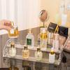 Caixa de Armazenamento Acrílica Transparente Suporte para Exposição de Batons Armazenamento de Cosméticos de Mesa Suporte para Exposição de Esmaltes Plástico