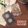 Transferencia para Atraer Riqueza y Proteger el Hogar Imán de Refrigerador de Madera Buda Thangka Regalo Conmemorativo de Viaje Imán de Refrigerador Magnético Cultural y Creativo