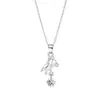 Collar de Oso Recogedor de Estrellas Divertido para Mujer, Lujo Ligero, Diseño de Nicho, Cadena para Clavícula de Estrella, Regalo de Verano para Novia