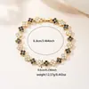Joias Novas com Design de Alto Padrão, Cobre Incrustado com Diamantes, Zircônia, Trevo de Quatro Folhas Colorido, Acessórios de Moda de Nicho Europeus e Americanos