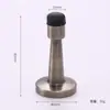 Bancada de Banheiro Liga de Zinco Batente de Porta Silencioso Quarto Porta de Madeira Anti-Colisão Porta Parada de Porta Magnética Forte Batente de Porta de Borracha Processamento Personalizado