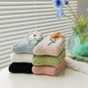Calcetines de Terciopelo Coral para Mujer Flores Tridimensionales Invierno con Forro Polar Gruesos para Dormir para Mujeres Embarazadas Calcetines de Piso para Mujer Modernos