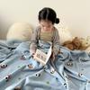 Classe A Bebê Veludo Infantil Cartoon Cobertor Dupla Face Ins Estilo Confortável Algodão Veludo Casual Escritório Cochilo Xale Cobertor Coreia do Sul