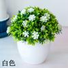 [Media Rosa] Planta de Simulación Bonsái Maceta Planta Mil Capas Decoración para el Hogar Arte de Flores Artificiales Adorno de Regalo Creativo
