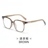 Nuevas Gafas Lisas de Tr90, Versátiles para el Uso Casual Diario, Monturas de Gafas de Moda para Mujer con Filtro de Luz Azul al por Mayor
